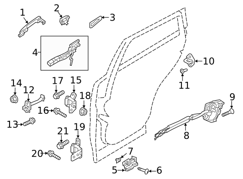 Lock & Hardware for 2023 Mazda 3 #1