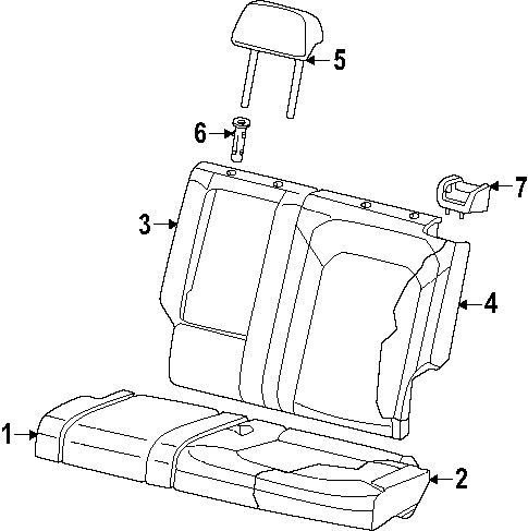 Rear Seat for 2025 Volkswagen ID. Buzz #6