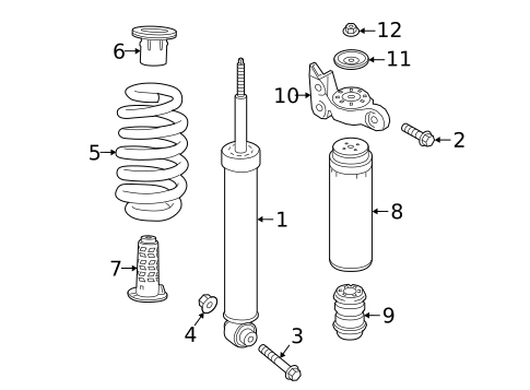 Shocks & Components for 2024 Chevrolet Traverse Limited #0