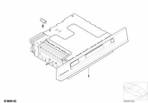 Radio, Multi-Information Display for 2005 BMW X5 3.0i #5
