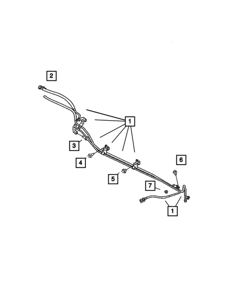 Fuel Lines for 2005 Dodge Durango #0
