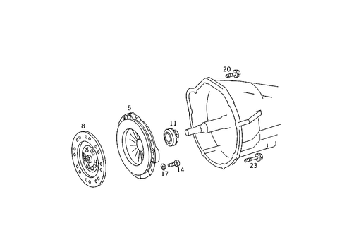 Clutch for 1989 Mercedes-Benz 190E #0
