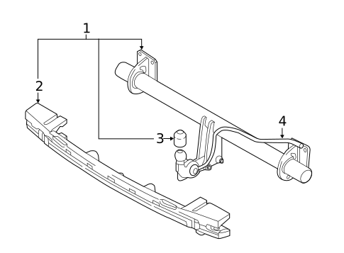 Trailer Hitch Components for 2019 Volvo XC90 #1