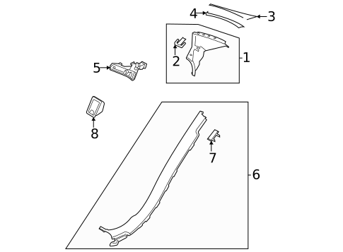 Interior Trim - Quarter Panels for 2025 Mercedes-Benz S 63 AMG® E Performance #0