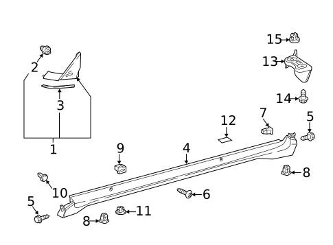 Exterior Trim - Pillars for 2018 Toyota C-HR #1