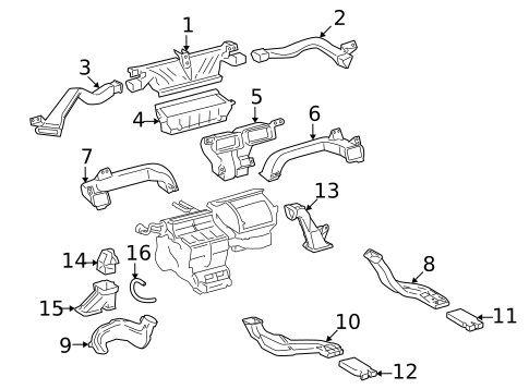 Ducts for 2019 Lexus GS F #1