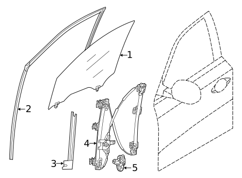 Front Door for 2019 Nissan Pathfinder #0