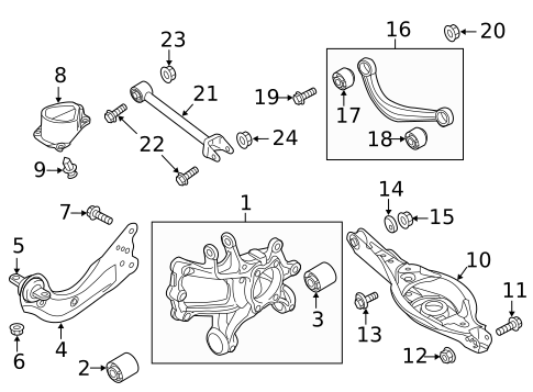 Rear Suspension for 2017 Mazda 6 #0
