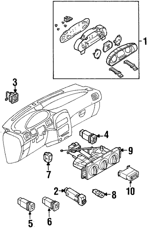 Switches for 2001 Kia Sportage #0