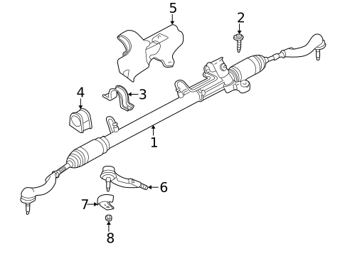 Steering Gear & Linkage for 2002 Dodge Stratus #2