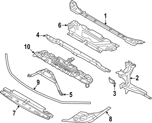 Radiator Support for 2024 BMW i4 #0