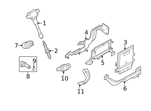 Ignition System for 2014 INFINITI Q70 #1