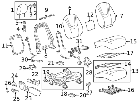 Heated Seats for 2014 Chevrolet Volt #0
