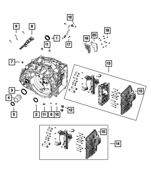 Case and Related Parts for 2020 Jeep Compass #2