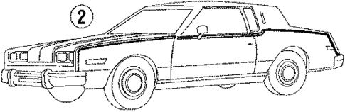 Stripe Tape for 1984 Oldsmobile Toronado #1