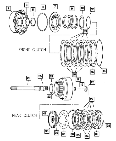 Gear Train for 2004 Jeep Grand Cherokee #0
