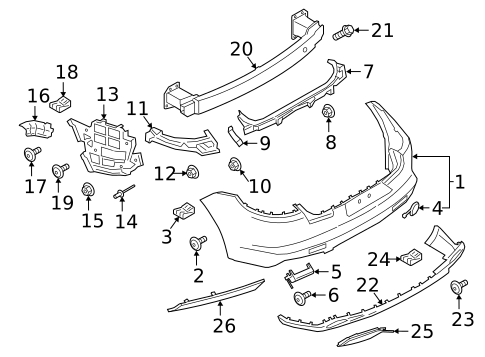 Bumper & Components - Rear for 2022 Porsche 718 Spyder #5