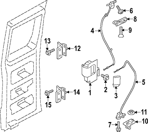 Hardware for 2024 Ford Transit-150 #1