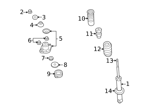 Shocks & Components for 2007 Jeep Patriot #0