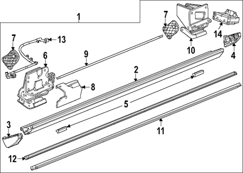 Running Board for 2024 GMC Sierra 2500 HD #0