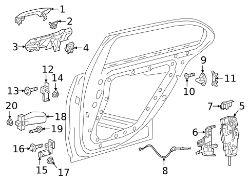 Lock & Hardware for 2025 Mercedes-Benz E450 #4