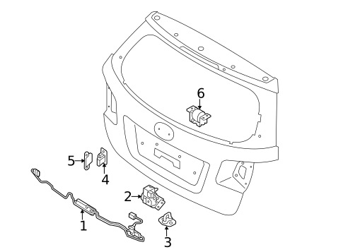 Liftgate for 2012 Kia Sorento #0