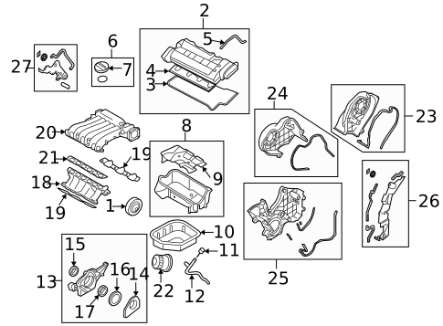 Engine Parts for 2008 Kia Optima #0