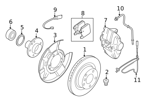 Rear Brakes for 2014 BMW 328i #0