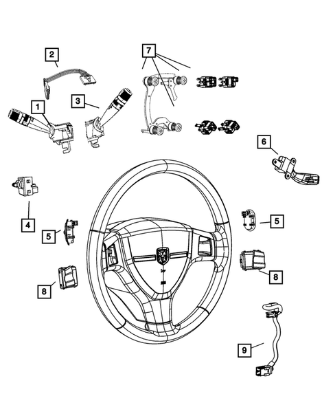 Switches for 2010 Jeep Commander #1