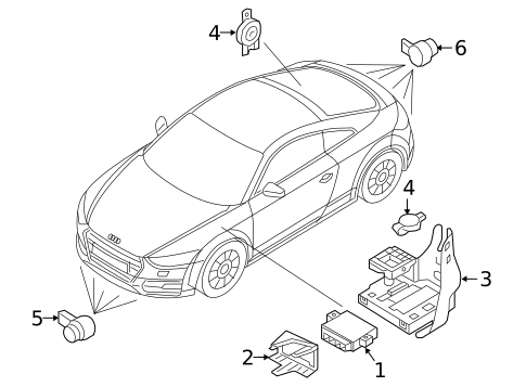 Electrical Components for 2022 Audi TT Quattro #1