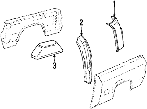Inner Structure for 1985 GMC Jimmy #0