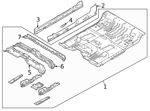 Floor - Cab for 2010 Ford F-150 #0