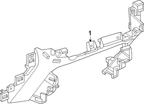 Instrument Panel Components for 2025 Chevrolet Tahoe #3