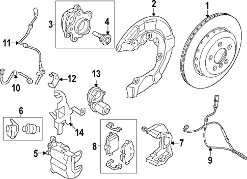 Brake Components for 2022 BMW 430i Gran Coupe #2