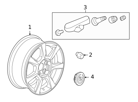 Wheels for 2012 Cadillac CTS #1