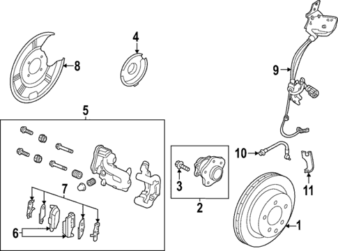 Rear Brakes for 2025 Nissan Pathfinder #1