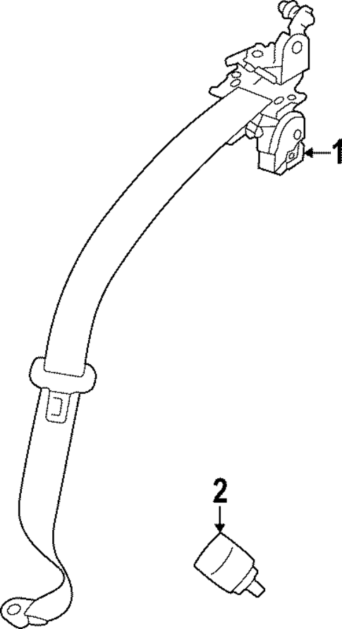 Seat Belt for 2023 Toyota GR86 #1