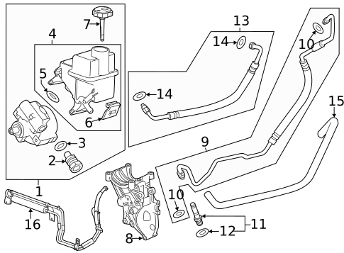Pump & Hoses for 2022 GMC Sierra 2500 HD #3