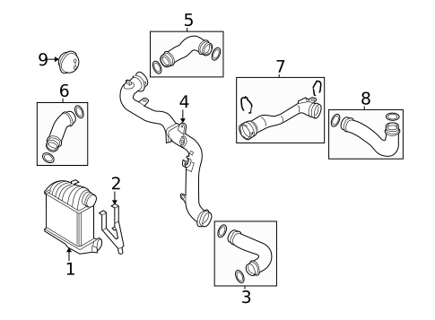 Intercooler for 2005 Volkswagen Jetta #1