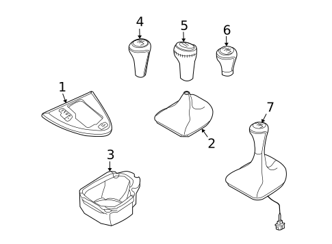Shifter Trim for 2008 BMW M6 #0