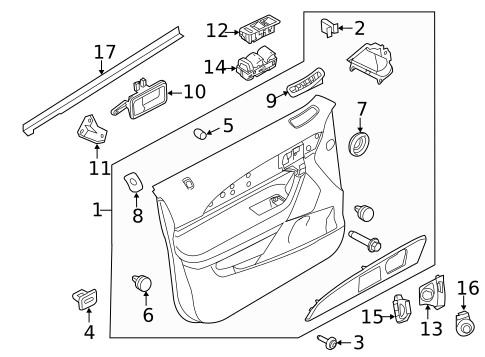 Mirrors for 2013 Lincoln MKX #1