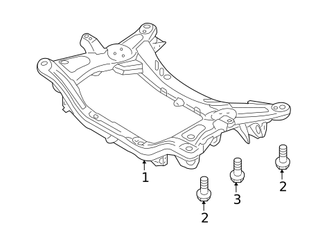 Suspension Mounting for 2012 Hyundai Genesis #0