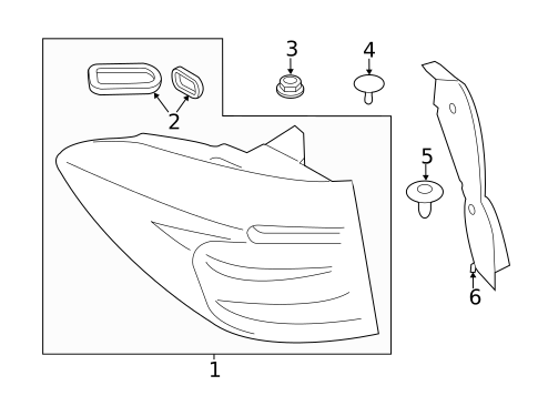 Tail Lamps for 2016 BMW 535i GT #0