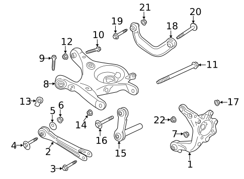 Rear Suspension for 2022 Ford Explorer #1