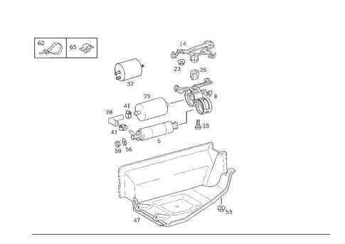 Fuel Pump Package for 1999 Mercedes-Benz E430 #2
