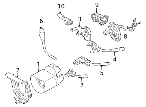 Switches for 2006 Mercedes-Benz CLS55 AMG #1