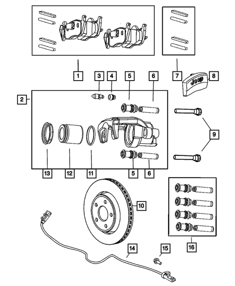 Rear Brakes for 2006 Jeep Grand Cherokee #0
