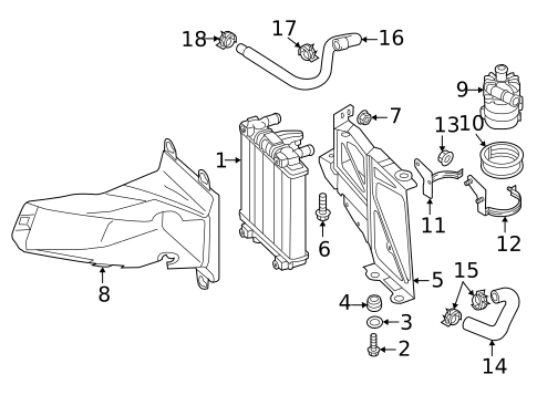 Radiator & Components for 2014 Audi A7 Quattro #0