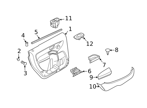 Rear Door for 2003 Volvo XC90 #2