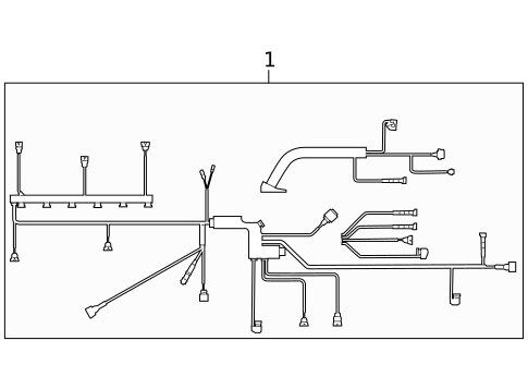Wiring Harness for 2011 BMW X6 #1